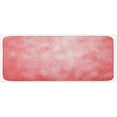 thumbnail image 1 of Coral Kitchen Mat, Pale Spring Watercolor Design Girlish Tie Dye Effect Print Abstract Image, Plush Decorative Kitchen Mat with Non Slip Backing, 47" X 19", Coral Peach Salmon, by Ambesonne, 1 of 1
