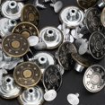thumbnail image 2 of Kit de 120 boutons de rechange pour jeans et pantalons, fixations métalliques, accessoires vestimentaires, 2 of 4