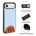 thumbnail image 2 of WIRESTER Shockproof Soft Rubber Cover Case for Apple iPhone 17 Air 6.6" 2025, Animal Ruby Cavalier King Charles Spaniel Dog (S2) On Light Blue Background, 2 of 5