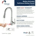 thumbnail image 6 of Belanger NEX76CCP Single Handle Touchless Pull-Down Kitchen Faucet, Polished Chrome, 6 of 16