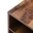 thumbnail image 6 of Aukfa TV Stand with Storage for TVs up to 65", Brown, 6 of 8