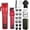Red, variant on Professional Hair Clippers for Men Electric Beard Trimmer Cordless Barber Clippers for Hair Cutting with T-Blade Edgers Rechargeable Hair Clipper and Trimmer Kit with LED Mens Christmas Gifts