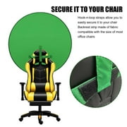 Foldable Background Green Screen Backdrop for Chair Photography Gaming and Live Streaming