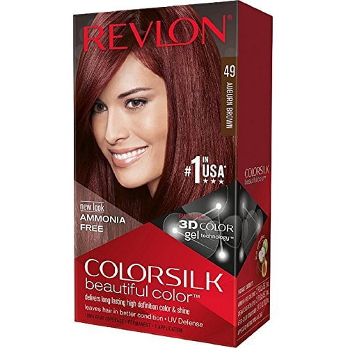 Revlon ColorSilk Hair Color 49 Auburn Brown 1 Each ( Pack of 6