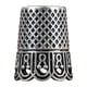 thumbnail image 3 of Dedal de costura de metal estilo vintage, duradero, para coser a mano, con funda para dedos. Plata, 3 of 9