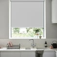 thumbnail image 3 of Keego Cordless Roller Shades Free-Stop Windows Blinds 100% Blackout Privacy or Living Room Bedroom Nursery Office Customizable Color and Size Grey 53"w x 68"h, 3 of 10
