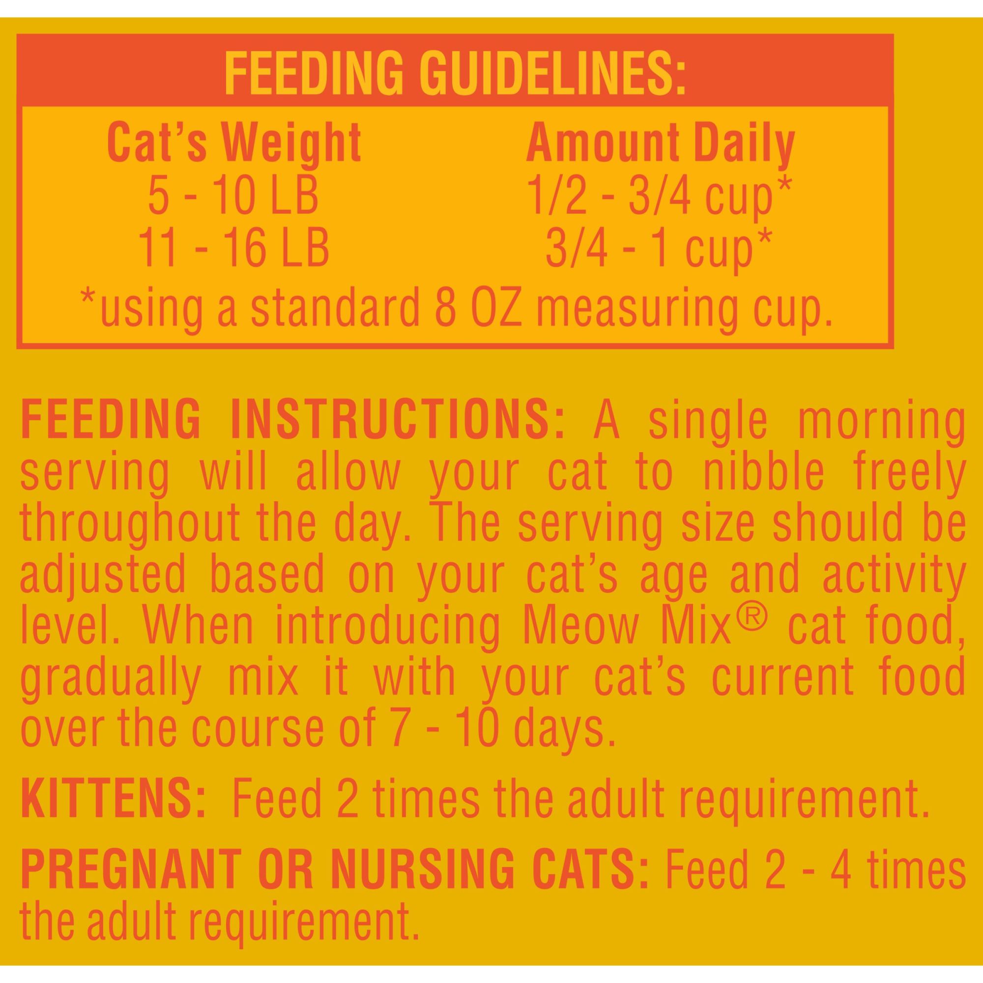 Meow Mix Original Choice Dry Cat Food, 3.15-Pound Bag - image 3 of 6