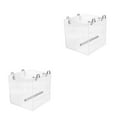 thumbnail image 2 of fastboy Plastic Sturdy And Durable Bird Water Bath Tub Easy To Install Wide Application Simple Bird Bath Box Feeder 13*11*13CM 2Set, 2 of 6