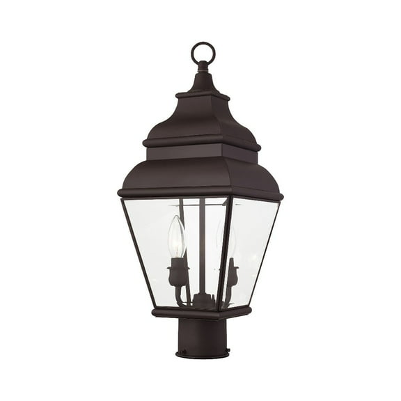 Livex Lighting Exeter 2 Light Outdoor Post Lantern