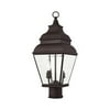 Livex Lighting Exeter 2 Light Outdoor Post Lantern