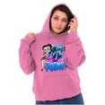 thumbnail image 3 of Betty Boop Air Brushed On Point Hoodie Sweatshirt Women Brisco Brands M, 3 of 6