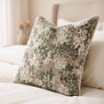 thumbnail image 6 of Vintage Floral Pillow Cover, Soft Jacquard Throw Pillow Case, Classic Flower Pattern Decorative Cushion Cover for Sofa Couch Bedroom Living Room Home Decor, Pillow Insert Not Included, 6 of 8