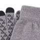 thumbnail image 4 of Guantes para hombre y mujer, de color bloqueado, para exteriores, sin dedos, de lana gruesa, informales, de moda, con parte superior acrílica., 4 of 5