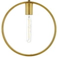 thumbnail image 3 of Industrial Country Farm Beach House Living Lounge Kitchen Room Pendant Ceiling Light Fixture, Brass Metal Steel Steel, Gold, 3 of 4