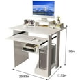 30Inch Small Computer Desk for Small Spaces, Computer Desk with Shelves