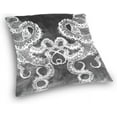 thumbnail image 4 of GZHJMY Grey Hipster Octopus Tentacle Vintage Throw Pillow Covers Pillowcase Sofa Decor Back Cushion Case Office Car Holiday Birthday Kid Children Gift Summer Party Favors 20" × 20", 4 of 6