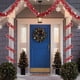 thumbnail image 3 of Adornos navideños, tiras peludas navideñas para decorar el árbol de Navidad, colgar en la puerta o la pared. Ideales para festivales, bodas, cumpleaños y fiestas navideñas. Tiras peludas de plástico., 3 of 5
