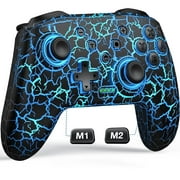 Beboncool Switch Controller for Switch 2/OLED/Lite/PC/Android/iOS with Dual Back Triggers & Turbo Mode &Multi-platform Gaming,Black