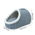 thumbnail image 3 of Antqov Cat Bed for Indoor Cats, Warmer Cave Entire Bed Machines Washable Base, Breathable Sleeping Pet Bed for Small Cats & Dogs All Seasons Supplies Gifts, 3 of 6