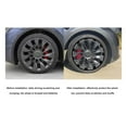 thumbnail image 4 of Model Y 21in Wheel Rim  Ring 2021-2024, Superior Scratch Guard, Stylish Look, Easy to Install, ABS Material, Replacement for Applicable Scope, 4 of 7