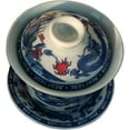 thumbnail image 7 of Porcelain Gaiwan 5oz Teacup Gongfu Tea Cup Tureen Chinese Sancai Cover Bowl Lid Saucer Set, 7 of 7