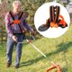 thumbnail image 2 of Cómodo arnés de esfuerzo ajustable, práctico arnés de hombro cómodo para desbrozadora cortadora de césped accesorio universal para máquina de jardín, 2 of 5