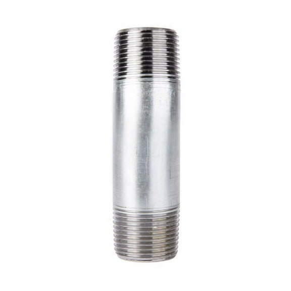STZ Industries 1/4 in. MIP each Galvanized Steel 4-1/2 in. L Nipple