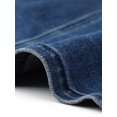 thumbnail image 6 of DARING DIVA Women's Stylish Western V Neck Cropped Design Denim Vest Top XL Dark Blue, 6 of 6