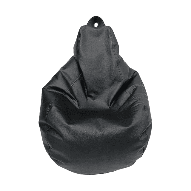 LUNICS SILLON PUFF PREMIUM TIPO PERA COLOR NEGR LUNICS Puff Pera Gde NG