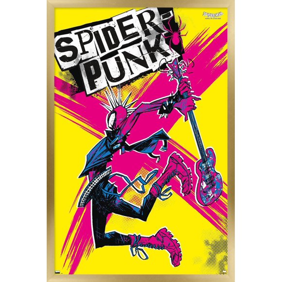 Marvel Spider-Man: Across The Spider-Verse - Spider-Punk Wall Poster, 22.375" x 34"