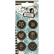 Gorjuss Metal Brads 6/pkg-
