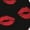2 Black-1, variant on Fuzoiu Sexy Red Lips Kiss Print Athletic Crew Socks for Men & Women,Casual Crew Socks,Above Ankle Crew Socks for Business, Casual