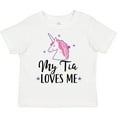 thumbnail image 3 of Inktastic My Tia Loves Me Unicorn Girls Toddler T-Shirt, 3 of 5