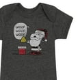 thumbnail image 3 of Peanuts - Christmas - Snoopy's Woof Woof Woof Bell - Infant Baby One Piece, 3 of 5