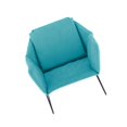 thumbnail image 1 of Canapé Miniature pour Maison de Poupée Fauteuil Mobilier pour Maison de Poupée Canapé Meuble Note : 1/6 Cyan, 1 of 9