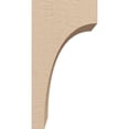 thumbnail image 3 of 4"W x 4"D x 8"H Wide Stockport Rough Cedar Woodgrain TimberThane Corbel, Primed Tan, 3 of 6