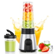 TINANA Single Serve Blender with 20oz & 10oz Cups, Portable Smoothie Maker with Grinder Cup, Personal Drink Mixer Blender, Dishwasher-Safe Cups