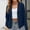 504_Blue1, variant on Blazers for Women Women's Autumn Solid Color Flip Tie Pocket Sleeveless Suit Jacket Blazer Jackets for Women White XXL