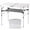 Silver-36''L x24''Wx28"H, variant on Small Folding Table Portable 24''l X16''w Foldable Camp With 3 Adjustable Height Indoor Outdoor Lightweight Aluminum For Cooking Picnic (3 Heights)