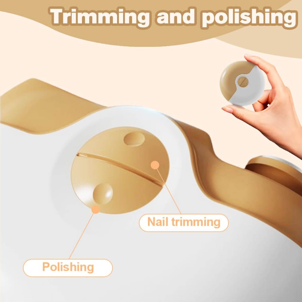 Automatic Unguis Mill For Delicate Tender Infant Elderly Use Double Function ABS Substance