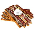 thumbnail image 2 of XMXT 1 Pcs Woven Placemats, Retro Mysterious Tribal Print Stain Resistant Anti-Skid Placemat for Kitchen Table, 12 x 18 inches, 2 of 6
