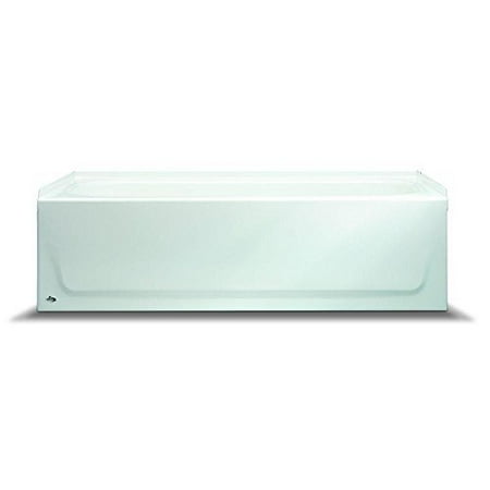 UPC 008792102001 product image for STEEL BATHTUB WITH RIGHT-HAND DRAIN, WHITE, 30 IN. X 60 IN. X 14 1/4 IN. | upcitemdb.com