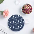 thumbnail image 4 of XDDJA Baseball Set of 4 Round Coaster for Drinks, Absorbent Ceramic Stone Coasters Cup Mat with Cork Base for Home Kitchen Room Coffee Table Bar Decor, 4 of 5