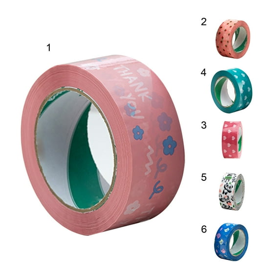 Dream Lifestyle Printed Packaging Tape, Diy Craft Cartoon Pack Tape Roll, Personalized Cute Printing Pack Tape Rolls Craft for Sealing, Arts & Crafts, Color-coding and Diy Projects