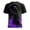 C23 Purple, variant on CONZONE Mens Halloween T-Shirts Spooky Season Graphic Tees for Men Short Sleeve Crew Neck Casual Tops