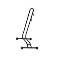 thumbnail image 1 of stanreset MTB Bike Bicycle Floor Parking Rack Storage Display floor indoor riding Stand With Hook, 1 of 9
