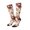 2 Black-2, variant on Women Crew Soft Moisture-wicking Socks Cooking Bbq Pattern Design Cotton Socks, One Size fit All