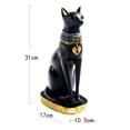 thumbnail image 6 of Dserhfy Egyptian Goddess Bastet Cats Collectible Figurine Statue Home Office Decor, 6 of 7