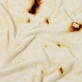 thumbnail image 5 of Tortilla Burritos Wrap Blanket, 300 GSM Double Sided Funny Realistic Food Blanket, Novelty Tortilla Giant Super Soft Taco Flannel Throw Blankets as, 80 inch Beige, 5 of 6