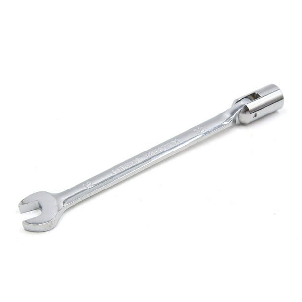 Herramienta Combinada 12mm Cabeza Giratoria Socket Llave Inglesa Auto Reparación de Automóviles